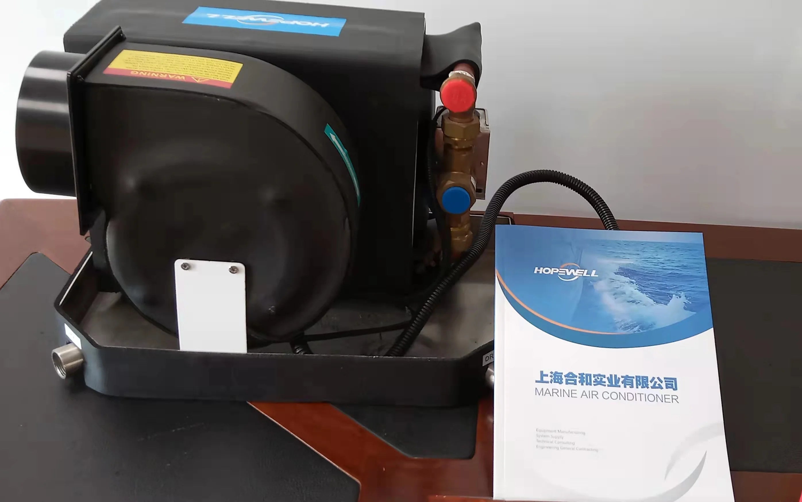 Fan Coil Unit Chilled Water air Handler for Hvac Syst 36000BTU Copper Wire Marine Landing Fan Coil