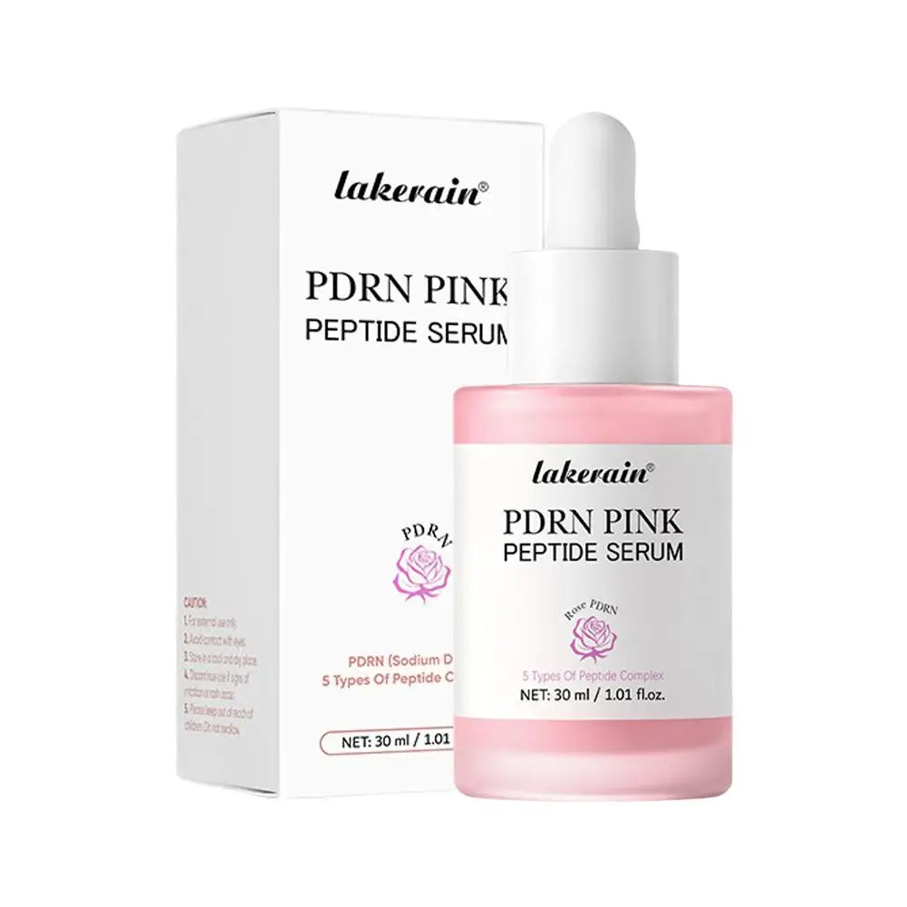 PDRN Pink Peptide Serum, 30ml Glow Skin Peptide Niacinamide Hydrating  Moisturizing Firming,Uneven Skin Tone,Korean Skincare