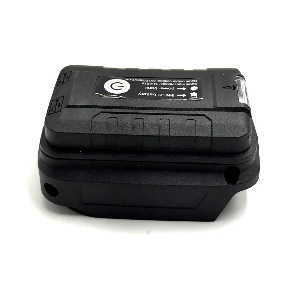 Adapter LED Lights Flashlight USB Mobile Phone Charger For Makita 18V Li-ion Battery BL1830 BL1815 Power Bank