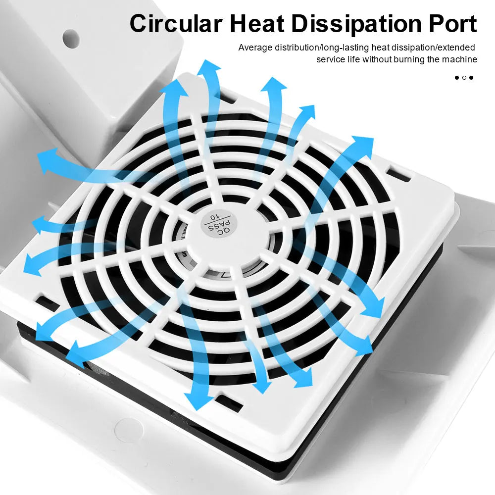 Nail Vacuum Cleaner Manicure Machine Tools Strong Power Nail Dust Collector With Remove Filter Nails Extractor Fan Nail Art Tool