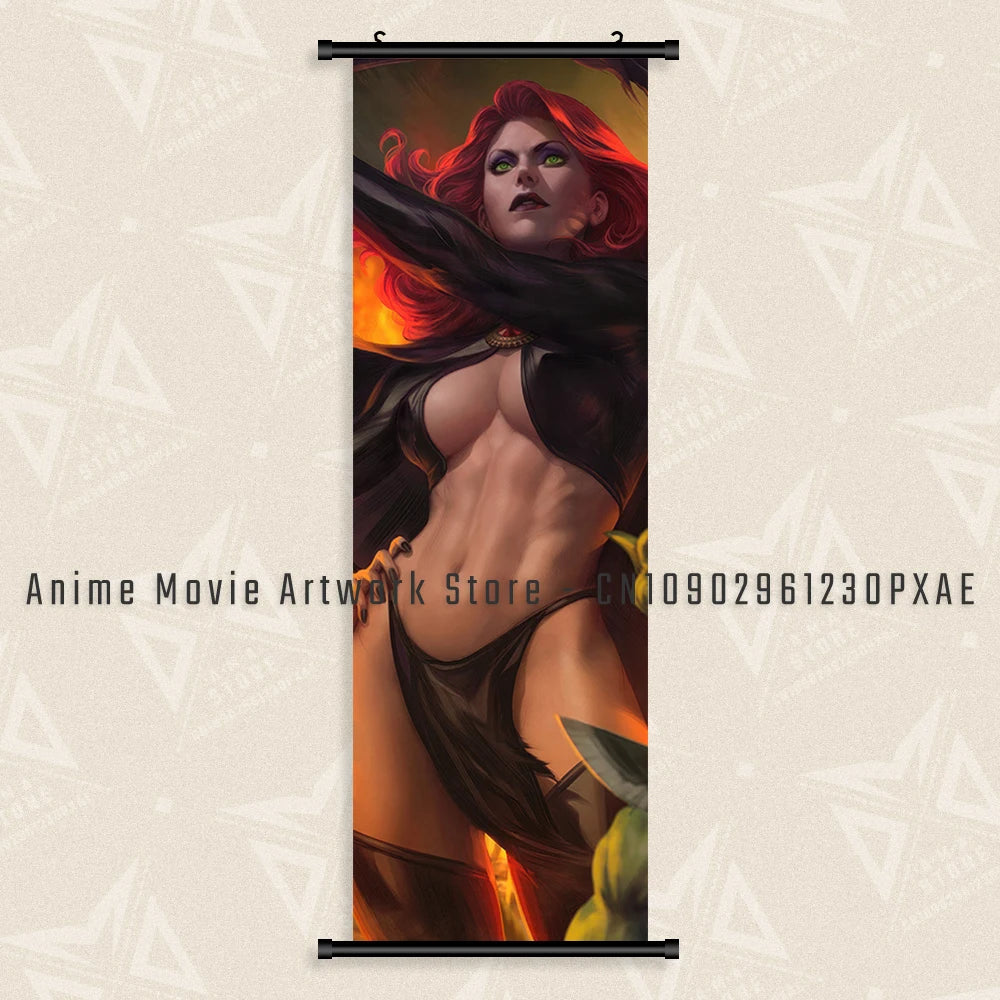 Marvel X-Men Phoenix Character Home Decor Anime Superhero Wall Art Hanging Painting Canvas Print Scrolls Picture Movie Poster