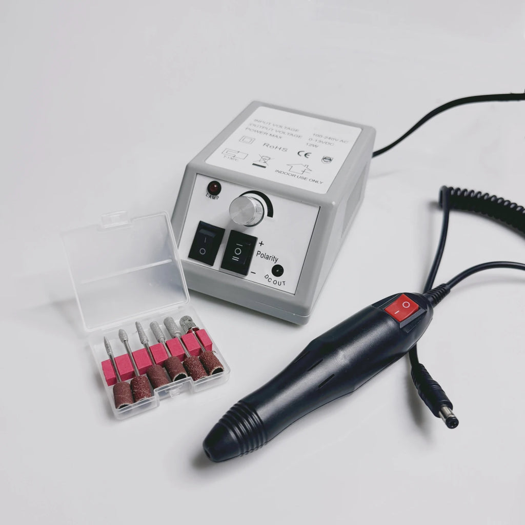 Nail Drill Machine Set Professional Nail Files Kit Drill Bits Gel Polish Remover Tools Cutters Menicure Pedicure Acrylic Nails