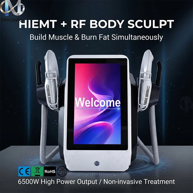 Technology 6500W NEO RF Body Slimming Machine Fat Burning Muscle Toning Device for Abdomen Thighs Pelvic‌ Whole Body