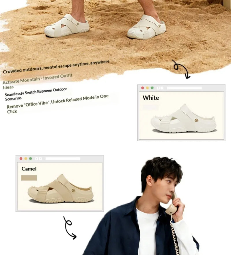 EVA Clogs Men Women Lightweight Foam Slides Summer Outdoor Sport Shoes Breathable Hole Sandals Anti Slip Home cloud Footwear