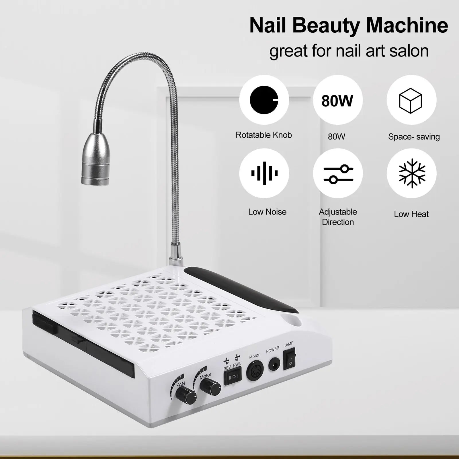 Nail Lamp+Nail Dust Collector Nail Drill Machine Dust Suction Cleaner Nails Art Salon Tools Nails Art Salon Tools nail lamp kit