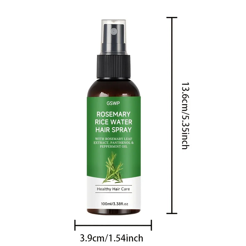 GSWP Rosemary Hair Care Spray, Lightweight and Non-Greasy, It Leaves Hair Soft and Silky, Adds Natural Volume. 100ml/200ml
