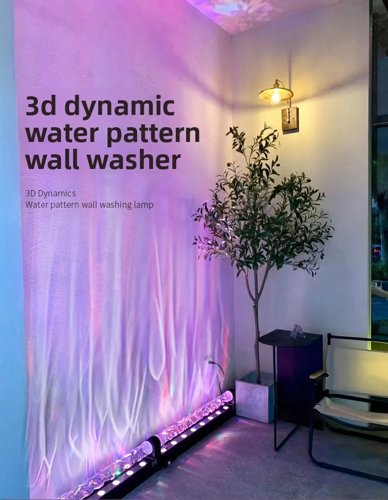 Water Ripple Lights, LED Ripple Wall Washers, Bar Ambient Lights