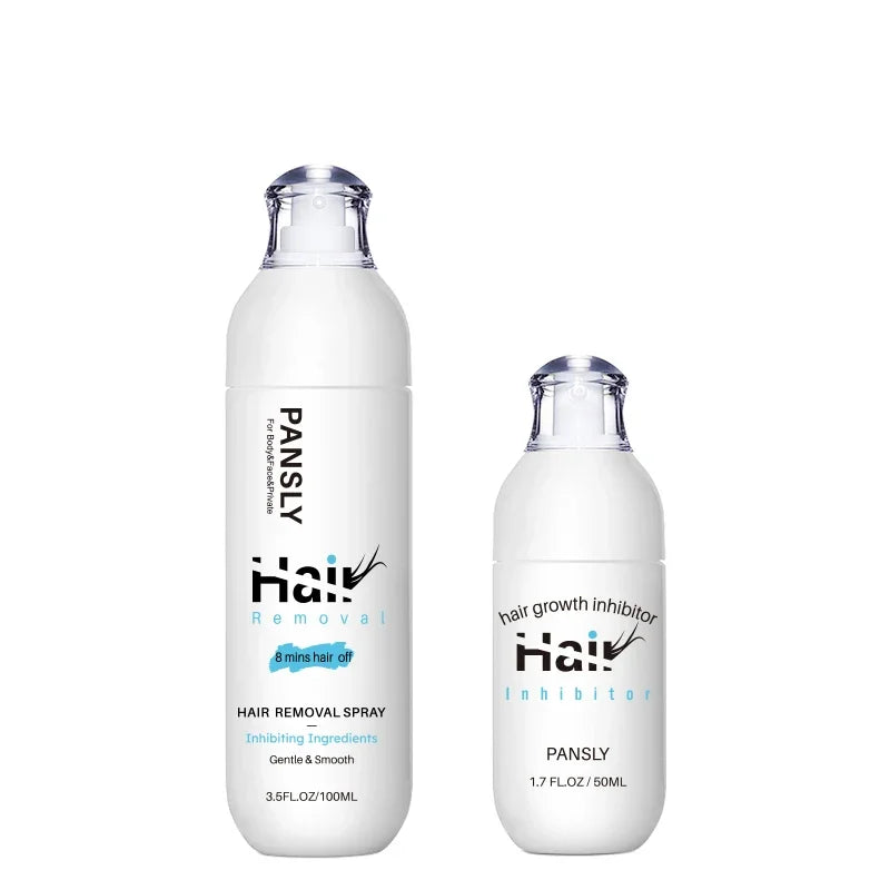Hair Removal Spray Hair Growth Inhibitor Spray Painless Hair Reduction Permanently Inhibits Hair Growth Skin Silky Smooth 100ML