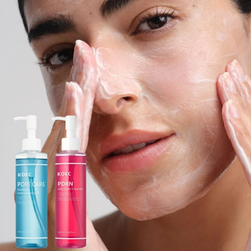 Pdrn Jelly Cleanser Gentle Non-irritating Foam Cleansing Deep Cleanse Amino Acid Soothing Moisturizing Cleansing Korean Skincare