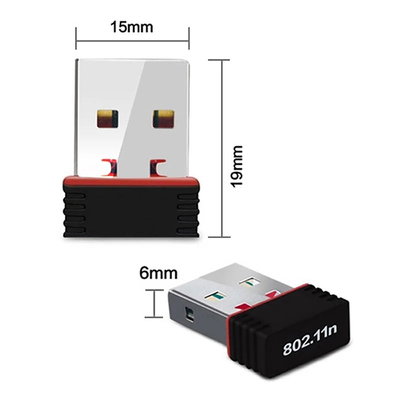 Wireless Network Signal Reception Mini Driver-free Wi-Fi Adapter 150Mbps For Deskop Computer 2.4G Network Card USB Plug and Play