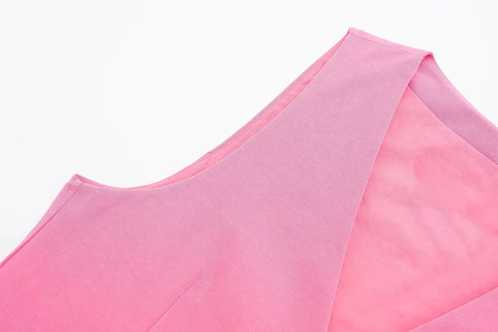 HH Women Solid Casual 2 Piece Set V Neck Single Breasted Vest Top High Waist Slim Shorts Female Casual Office Lady Daily Wear