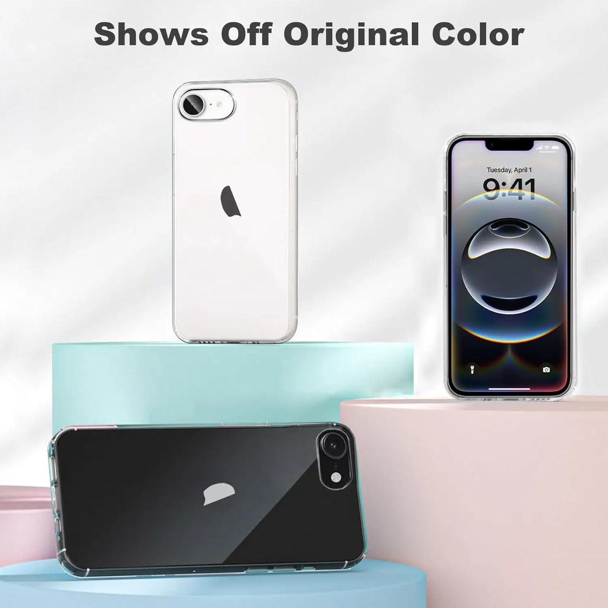 Case Clear For iPhone 16e 16 E Transparent Phone Cover Accessories