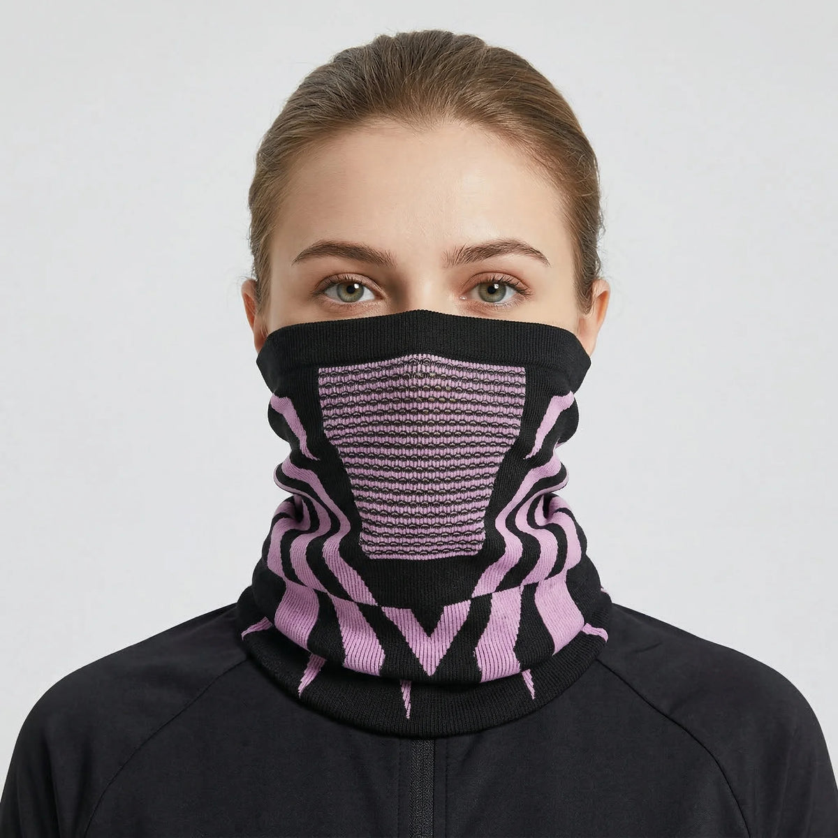 1pc/2pcs/3pcs Unisex Winter Breathable Warm Ski Mask Bike Motorcycle Half Face Mask Scarf Outdoor Hiking Fishing Cycling Mask