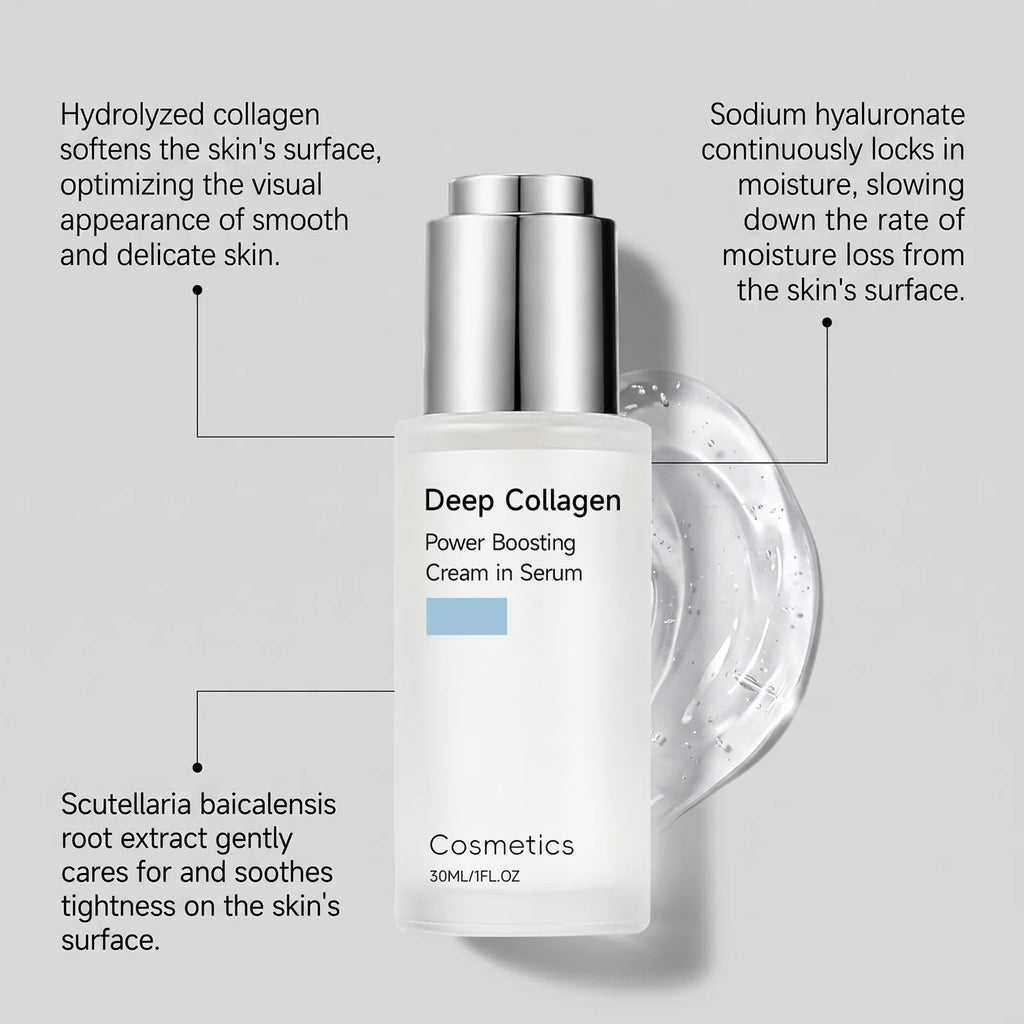 Facial Serum Deep Moisturizing Long Lasting Hydration for Dry Combination Sensitive Skin Improve Rough Texture Winter Skincare