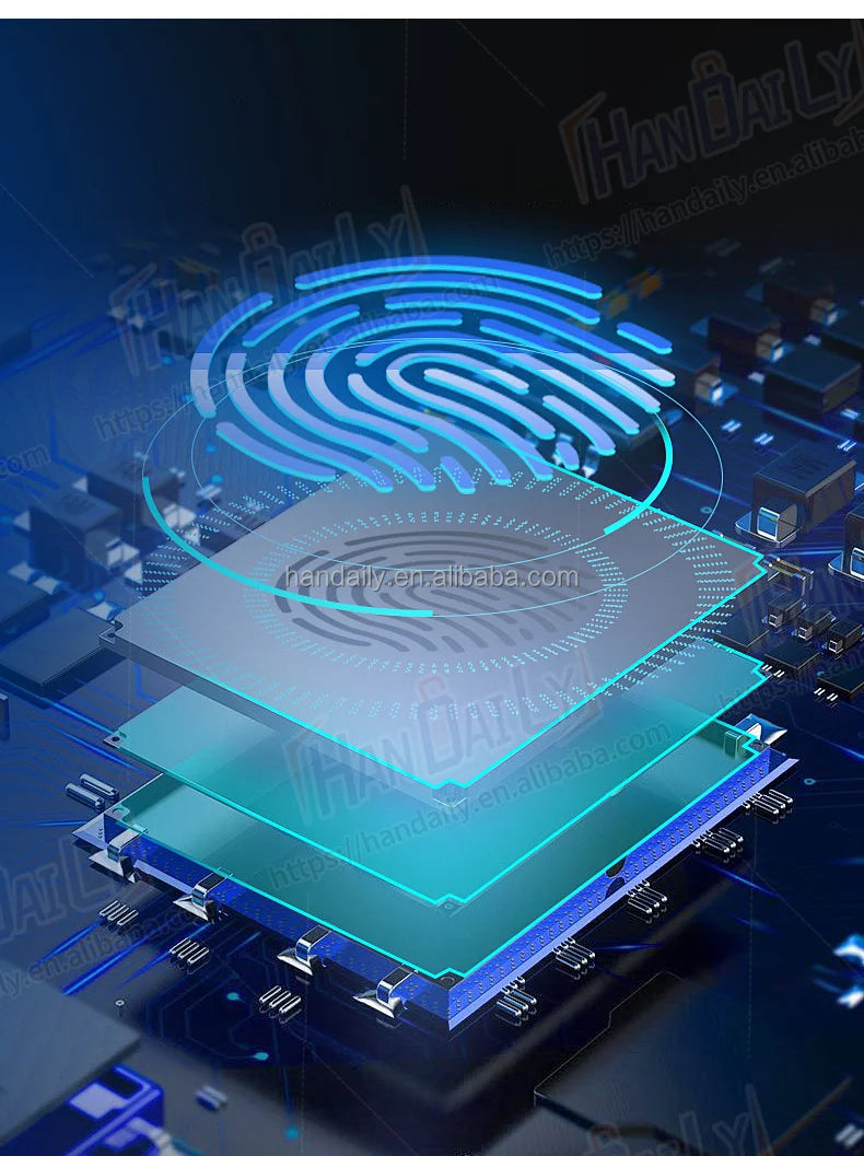 Waterproof App Smart Real Time Video Call Digital  3D Face Recognition Smart Biometric Fingerprint Digital