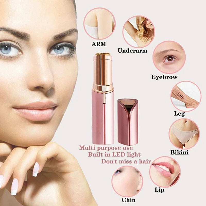 USB Epilator Face Hair Removal Painless Facial Shaver Electric Trimmer Hair Remover Bikini Depilator Shaving Machine for Women