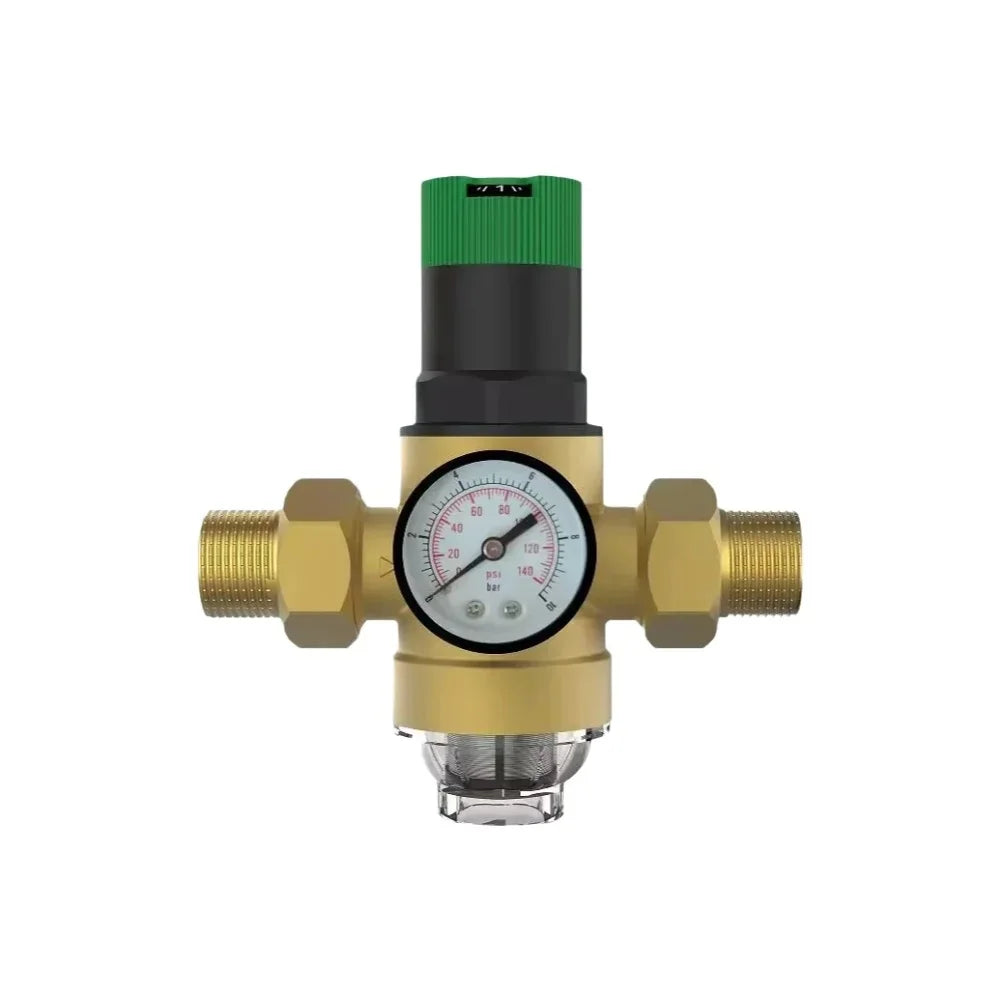 Adjustable Pressure Reducing Valve with Gauge for Water - Pressure Regulating Valve  DN15 DN20 Two-end Connect,DN25 Valve Body