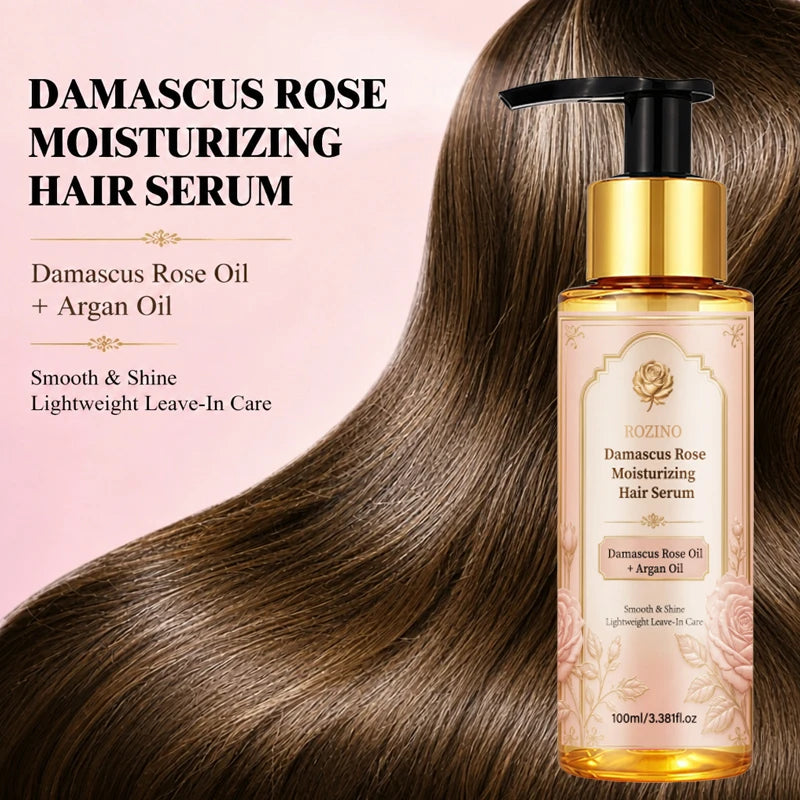 Rozino Bulgarian Damascus Rose Hair Essence – Leave-In Hair Care