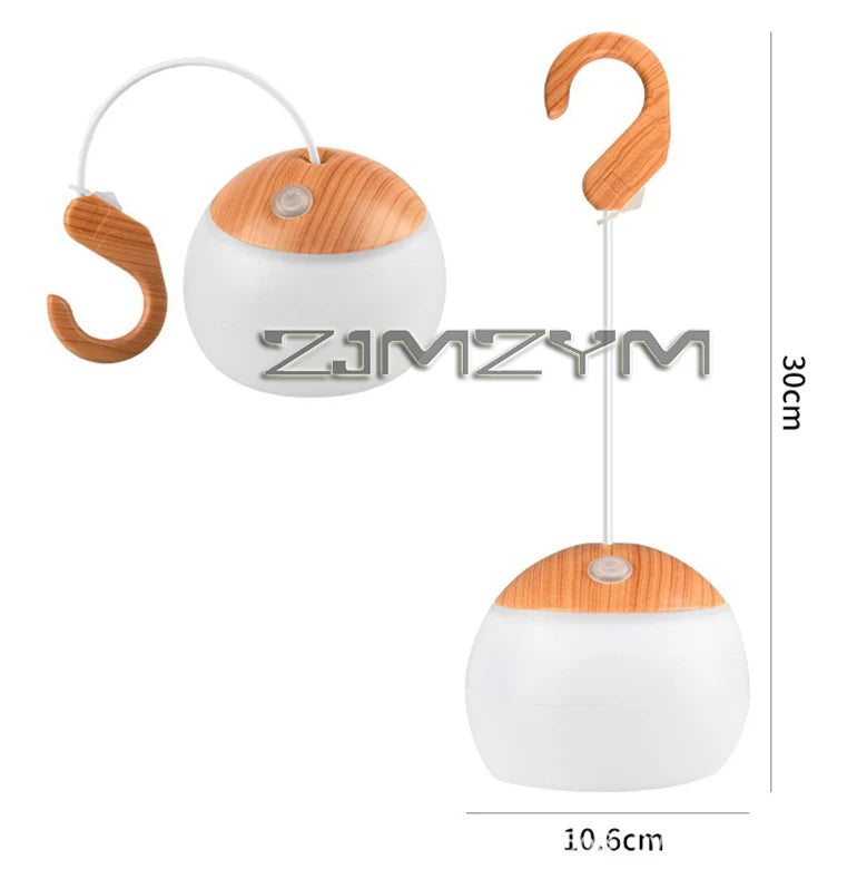 Outdoor Camping Lights Tent Ambiance Pendant Light Silicone Lampshade USB Rechargeable Light Outdoor Camping Equipment