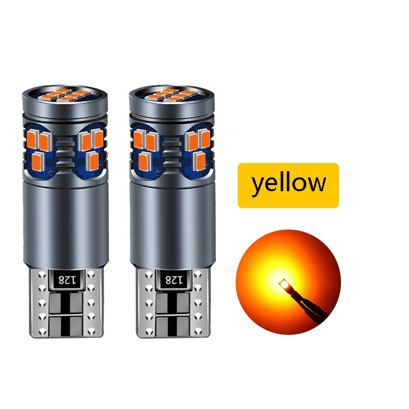 2Pcs T10 Car LED Bulbs For Audi A3 8L 8V 8P A4 B5 B6 B7 B8 A5 A6 C5 C6 C7 A7 A8 D2 D3 Interior Parking Clearance Lights