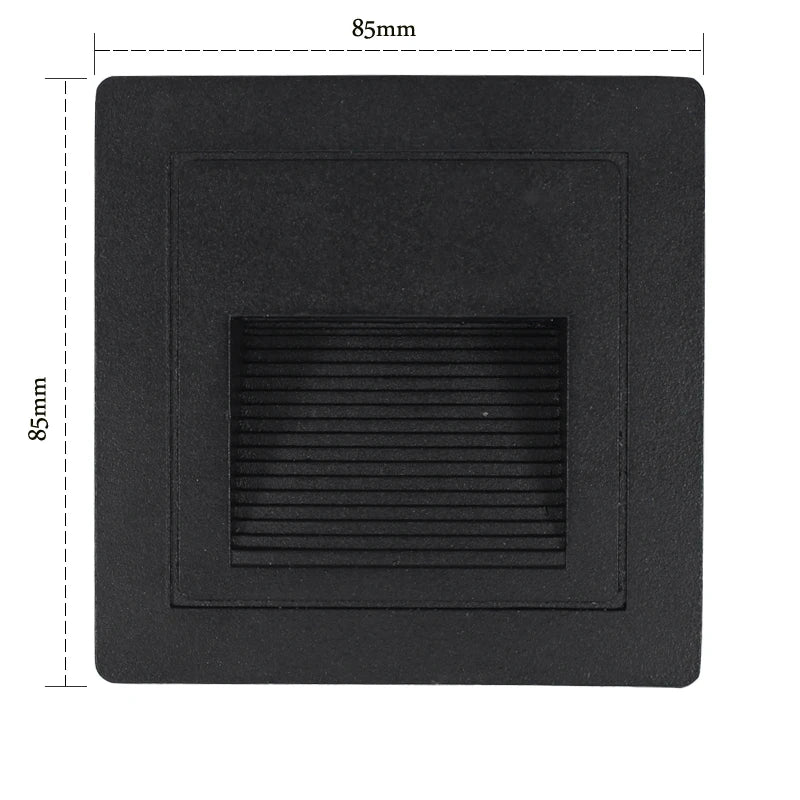 Outdoor Led Stair&Step Light 3W Waterproof Recessed Wall Corner Lamp For Home Landscape Pathway Stairway Garden Yard Footlight