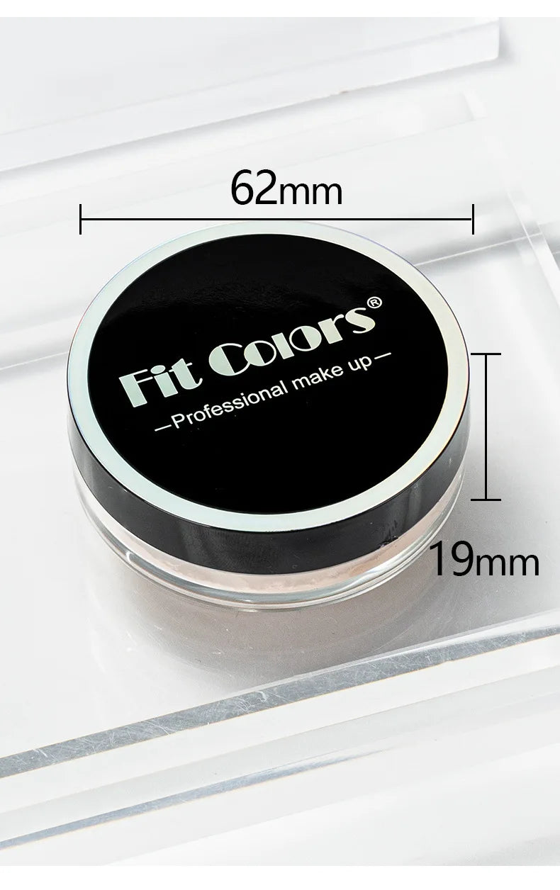 Waterproof Loose Powder Makeup Setting Powder Oil Absorbing Long Wear Finishing Powder for Flawless Smooth Skin