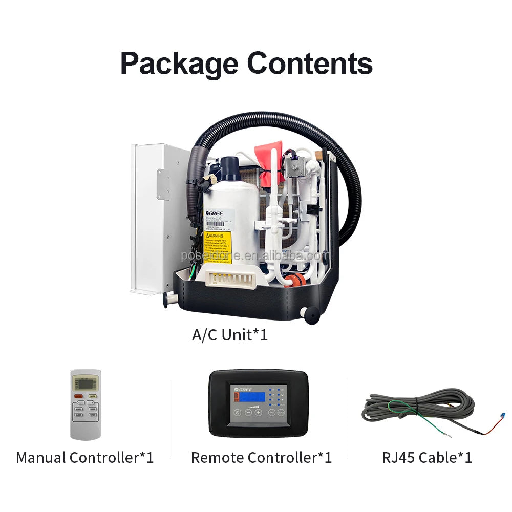 Easy Install 12000BTU Marine Chiller with Automatic Pump Insulated Pipes for Boat Use