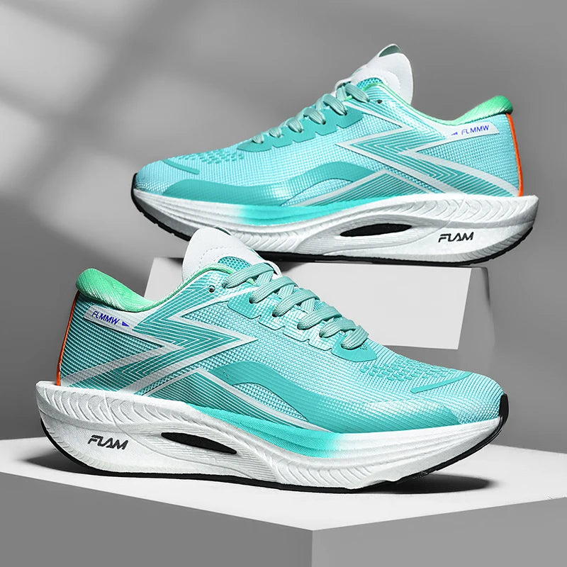 Running Shoes Carbon Board Speciality Marathon Men Sports Breathable Lightweight Women's Comfortable Athletic Nonskid Sneakers