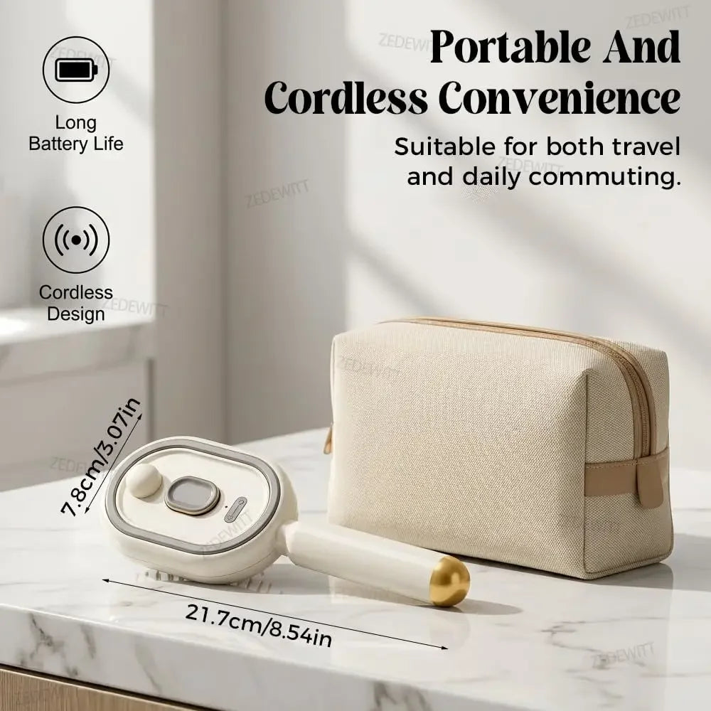 Rechargeable Steam Brush Durable Electric Spray Air Cushion Comb Electric Steam Hair Brush For Hair Reduce Frizz Nourishes Hair