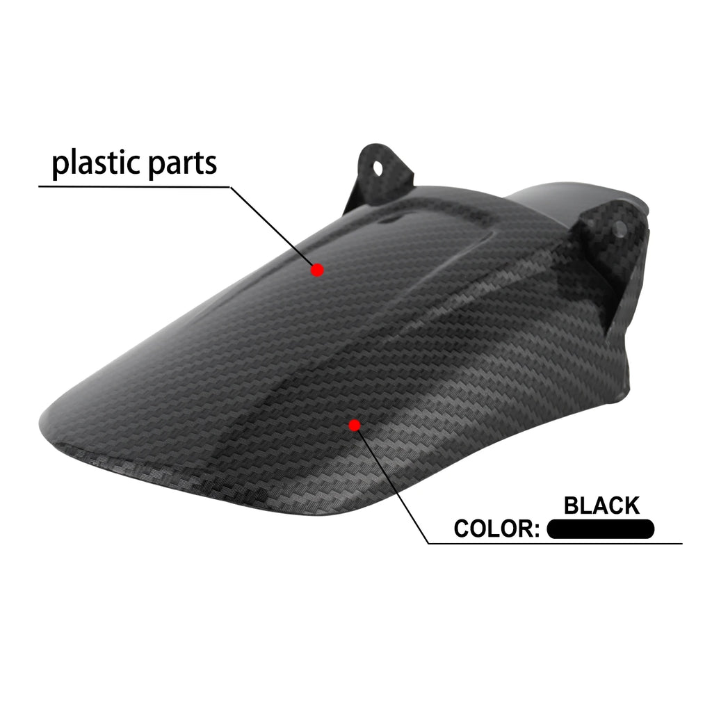 Motorcycles Imitation Carbon Fiber Rear Wheel Mudguards Fender For Surron Light Bee S X Off-Road Electric Dirt Bike E-bikes