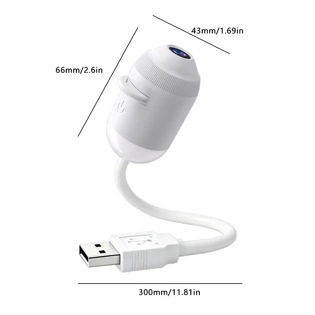 USB Mini Galaxy Projector Night Light Starry Sky Ambient Lamp 360° Rotate Touch Control Car Interior Bedroom Atmosphere Light