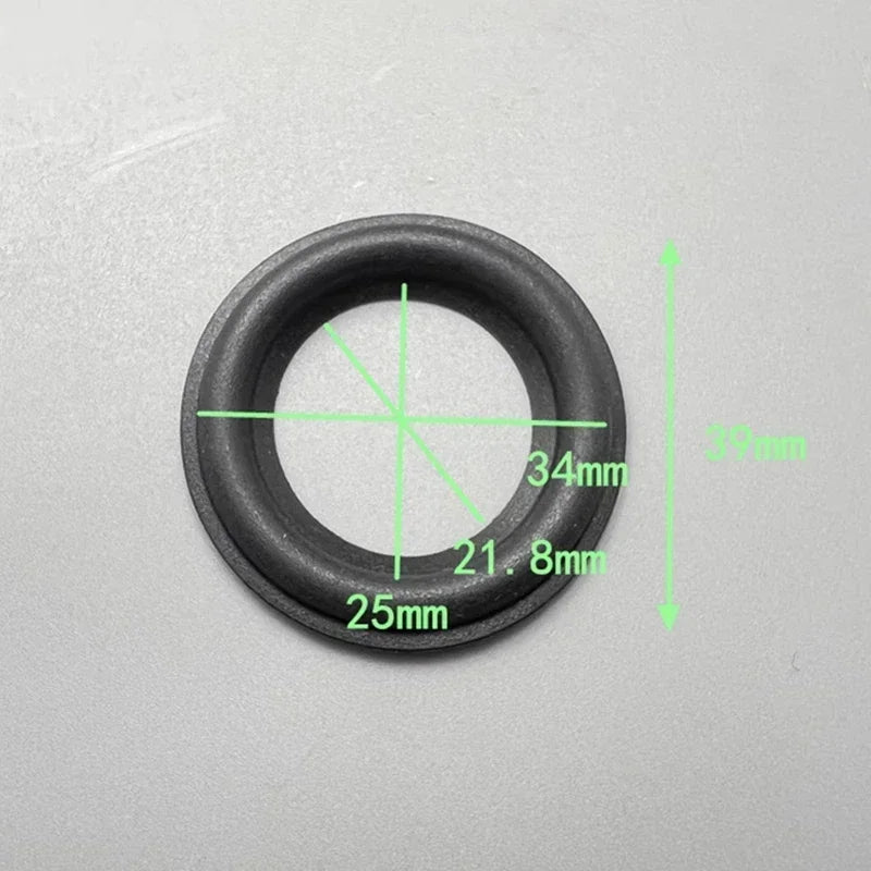 6pcs1.5 inch 39mm Rubber Edge Speaker For JBL Harman Loudspeaker Rubber Surround Full Range Bluetooth  Repair Parts