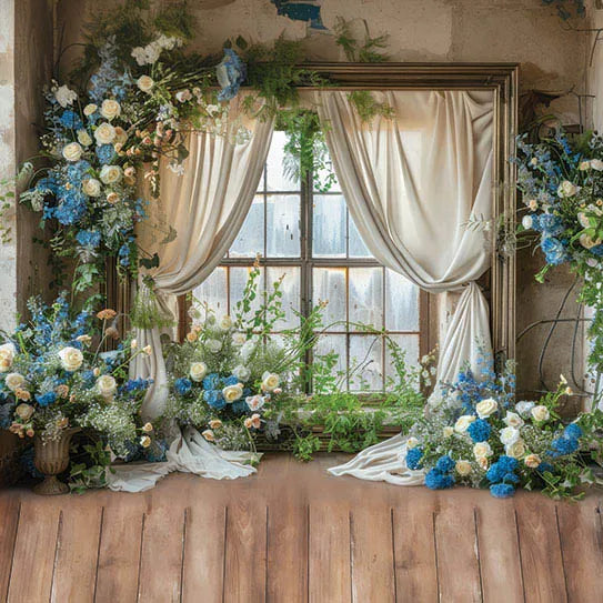 Interior Arch Boho Floral Photography Background Adult Birthday Wedding Maternity Portrait Decor Backdrop Photo Studio Supplies