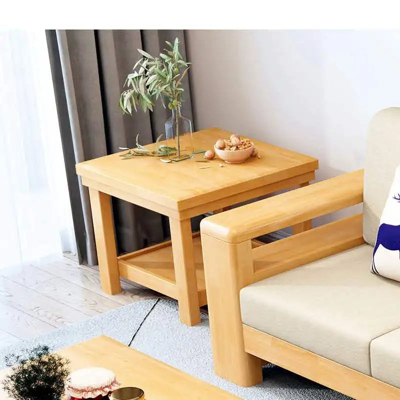 *# Modern Chinese Solid Wood Sofa Set Classic Living Room Small Household Furniture 1 2 3 Combination Sectional Fabric Sofa