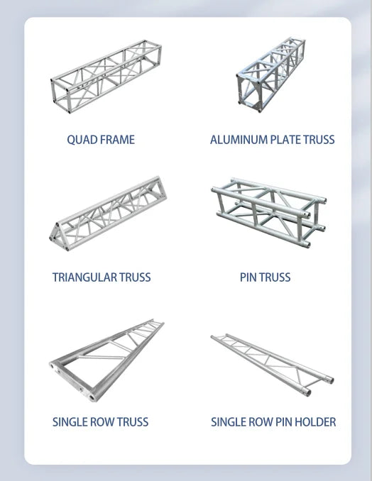 Factory Price Aluminum Mobile Global Lighting Booth Display Portable Trusses for Events
