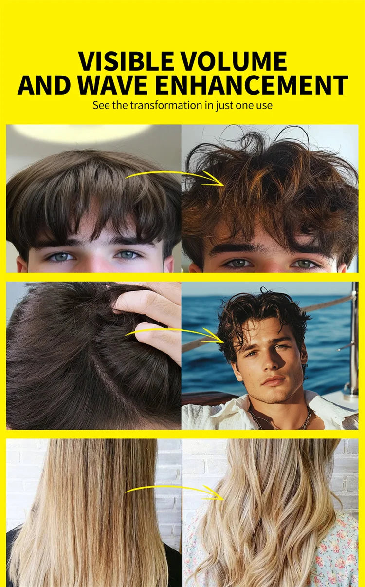 100ml Natural Sea Salt Spray for Men Salt Water Hair Mist Hair Volumizing Thickness Wave Curls Seasalt Hair Spray Styling Mist