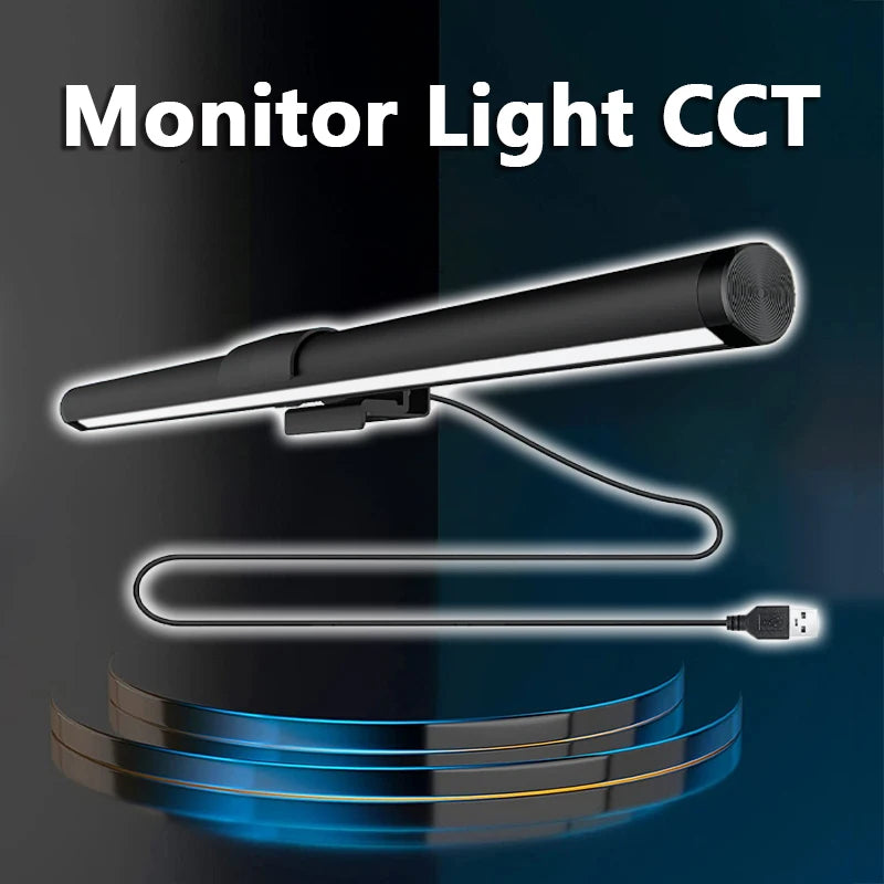 LED Monitor Light Bar RGB Desk Lamp Dimmable Office Eye-caring Table Lamps for Study Reading Computer Screen Hanging Light 40cm