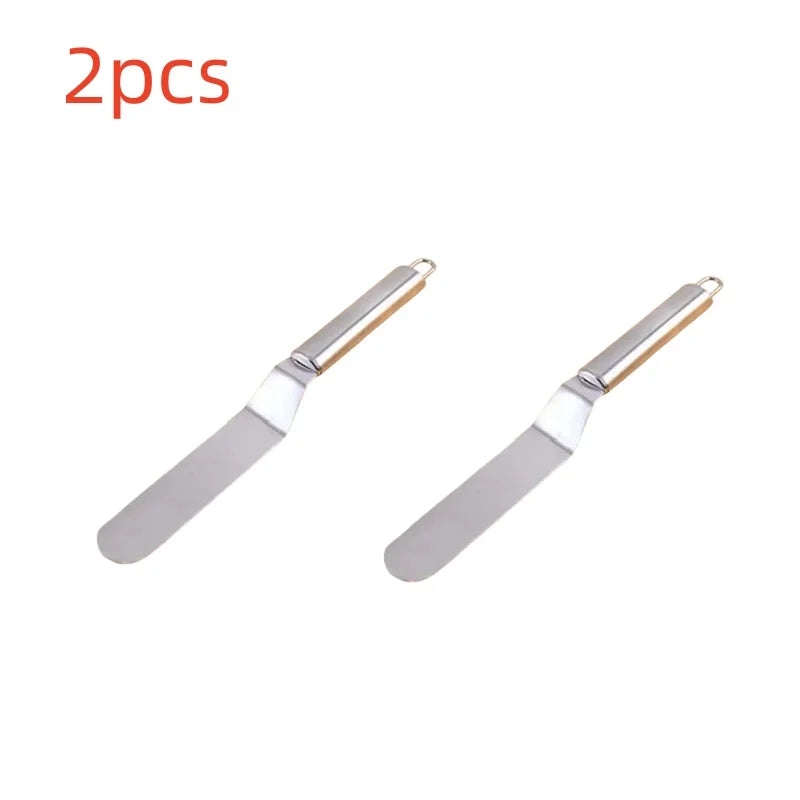 Portable Cream Spatula Cake Butter Accessories Kitchen Gadgets Cake Decorating Tools Stainless Steel  Baking  Pastry Tools