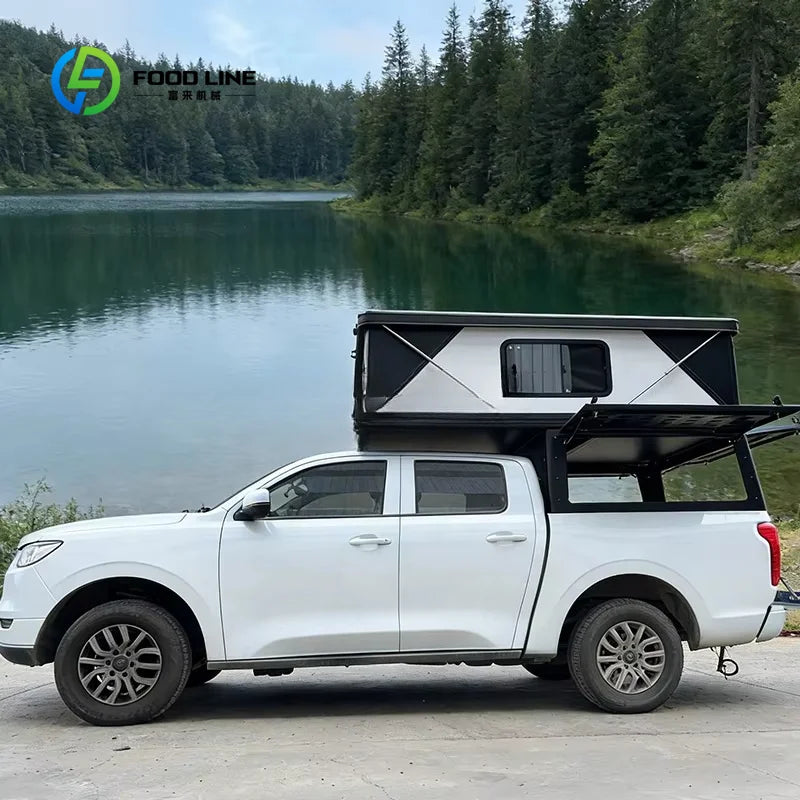 Truck Campervan - Portable Campervan with Built-in Full-equipment Outdoor Gear Including Bed Suitable for Outdoor Camping.