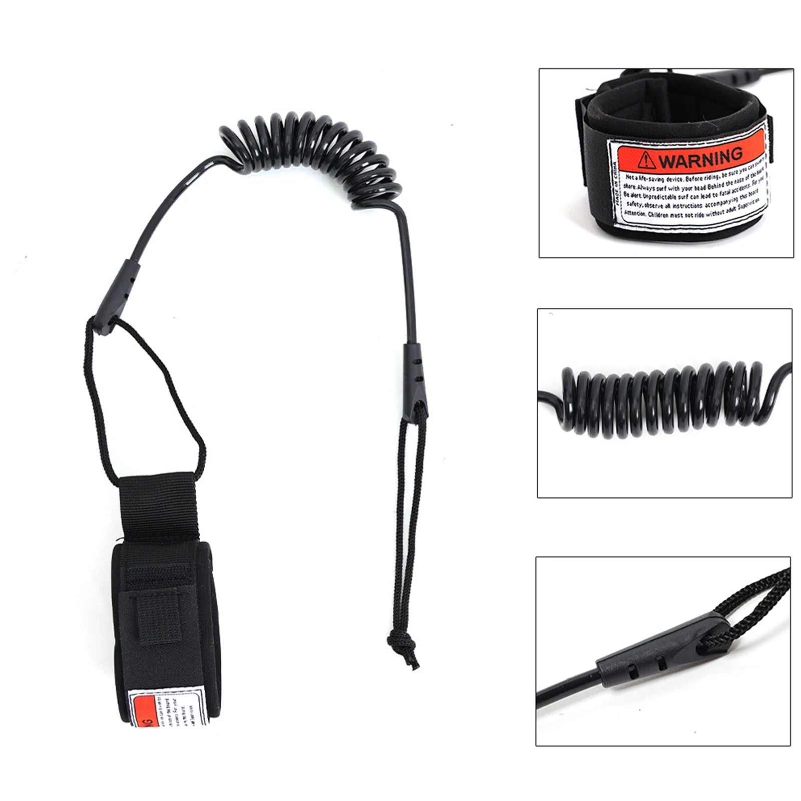 Elastic Sup Board Foot Leg Rope Adjustable Sup Paddleboard Safety Leash Kayak Boat Lifesaving Ankle Ropes for Surfing Stand UP