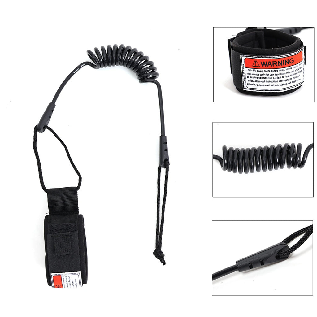 Elastic Sup Board Foot Leg Rope Adjustable Sup Paddleboard Safety Leash Kayak Boat Lifesaving Ankle Ropes for Surfing Stand UP