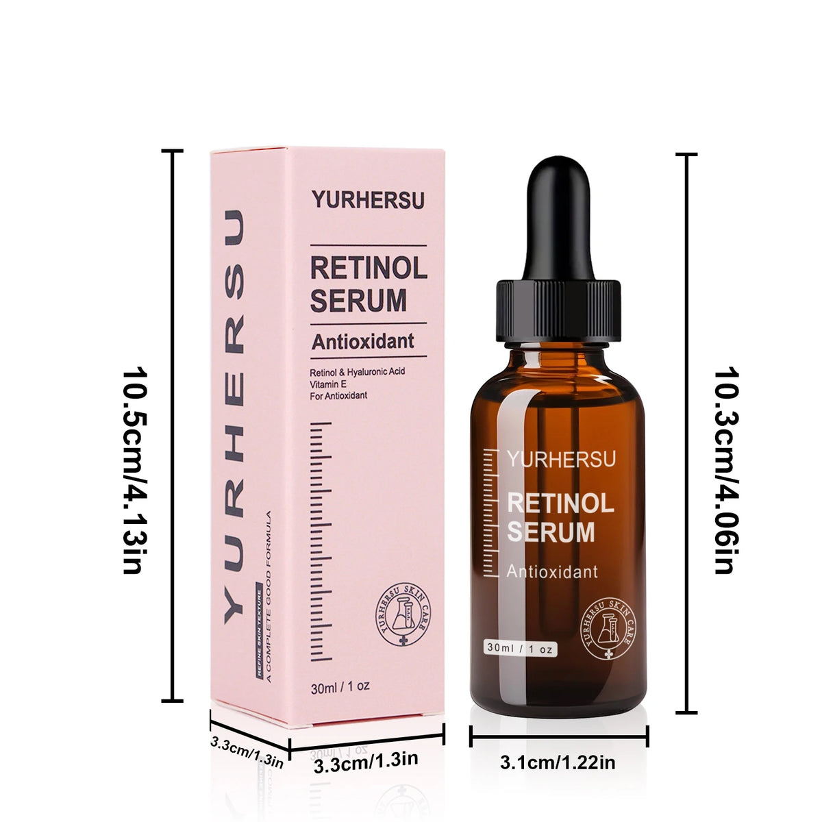 Professional Retinol 3.0 Serum, 30ml, Pure & Potent Formula for Face & Neck,Acne, Stretch Marks