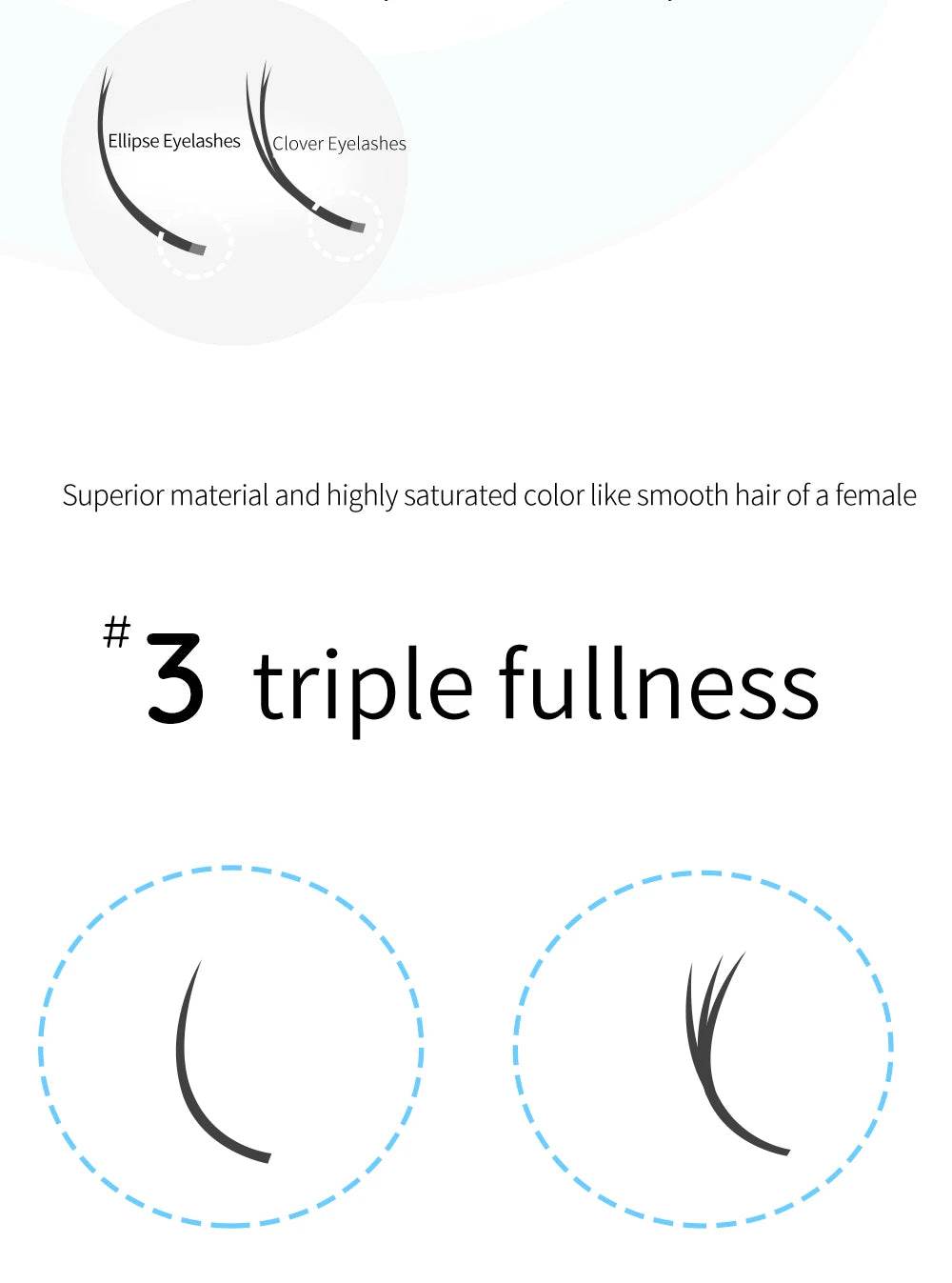 NAGARAKU 3D W Shape Natural Soft Light Hand Woven Fans Automatic Flower False Eyelashes Extensions