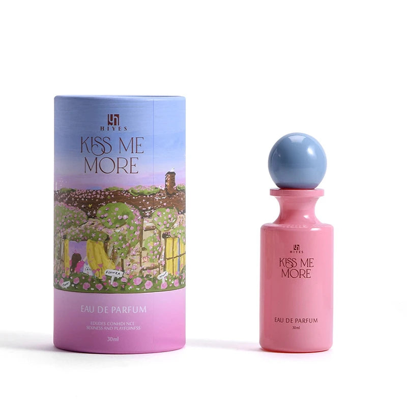 Luxury Floral Fruity Perfume,Cylindrical Gift Box Women's Scent,Rose/Jasmine/Sandalwood/Amber/Vanilla/Musk/Raspberry Fragrance