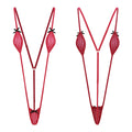 Women Micro Bikini Bodysuit Halter T-back Adjustable Swimsuit One-piece Lingerie Nightwear Summer Sexy Mesh Monokini Swimwear