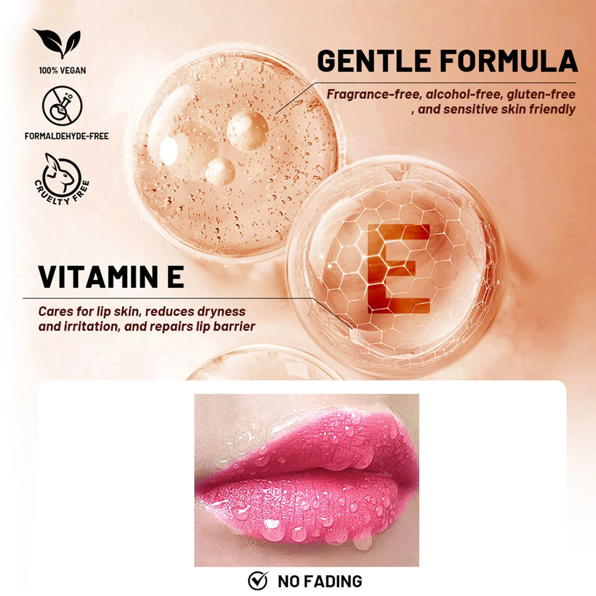 ZaiDoc Muti-Pcs 3D Plumping Shimmer Lip Gloss 6 Colors Moisturizing Glossy Finish Optional Hydrating Lip Oil Glaze Long Lasting Non-Sticky Liquid Lipstick for Girls Daily Makeup Cosmetics