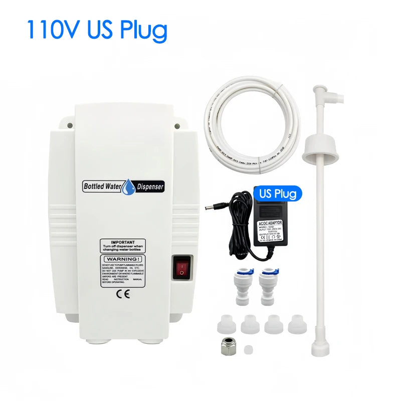 Automatic Bottled Water Pump 3.8L/min Flow Under Sink Electric Drinking Water Dispenser System for Home Self Priming Water Pump