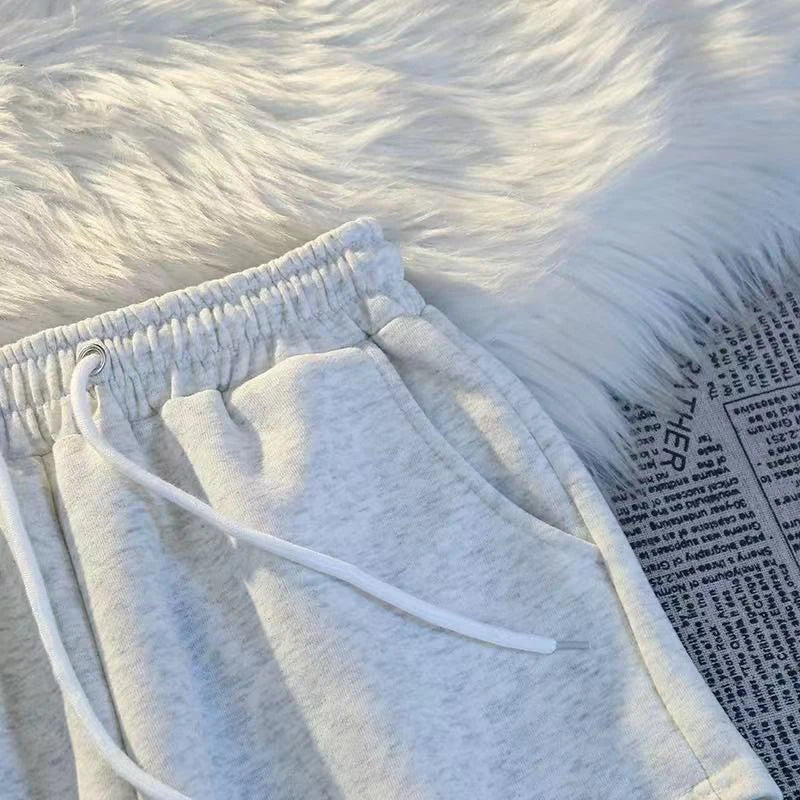 Cotton Drawstring Wide Leg Shorts for Women High Waist Loose Casual Jogging Shorts Y2K Summer Streetwear All Match Baggy Shorts