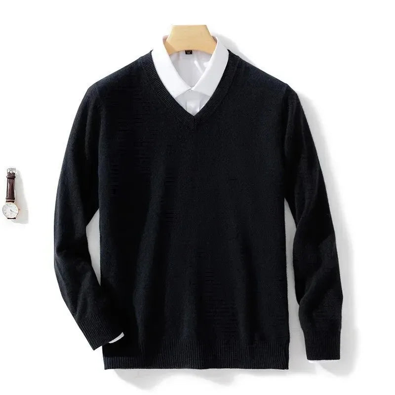 Cashmere Cashmere Sweater Men 2025 Autumn Winter Jersey Jumper Robe Hombre Pull Homme Hiver Pullover Men O-neck Knitted Sweaters
