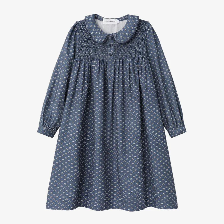 Clearance sale AS 2024 Blue Shabbos collection Print cotton girl clothing  Wool knitted family matching looks grid boys clothing